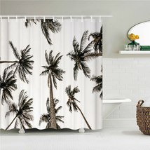 Blue sky Beach Polyester Shower Curtain Modern scenery print Bathroom curtain - £18.65 GBP+