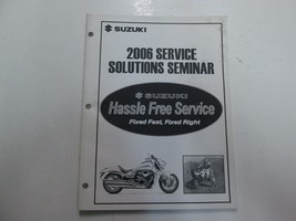 2006 Suzuki Service Solutions Seminar Manual Stained Factory Oem Book 06 Deal*** - $14.95