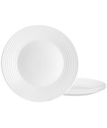 Gibson Ultra Patio 4 Piece Tempered Opal Glass Dinner Plate Set in White - £44.17 GBP