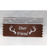 Deer Friend Convention Badge Ribbon Stick On 3 1/2&quot; X 1 5/8&quot; - $19.41 CAD