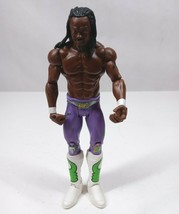 2012 Mattel WWE Kofi Kingston Purple Gear &amp; White Boots 6.75&quot; Action Figure  (A) - £10.03 GBP