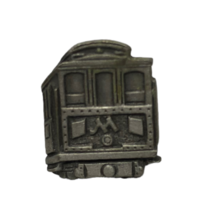 VTG San Francisco California Cable Car Pewter Pin Muni Trolley SF - £21.42 GBP