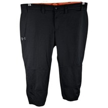 Under Armour Black Softball Knickers Back Pockets Womens Large Pants Capri - €24,53 EUR