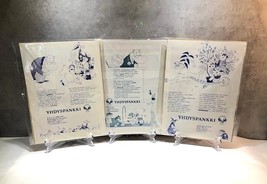 The first ever Moomin-themed ADs 7-9 / 10, from 1957 - $346.50