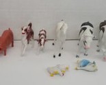16 Piece Farm Animals Figures,Realistic Plastic Farm Animal Figurines Vi... - $13.80