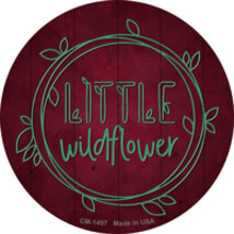 Little Wildflower Novelty Circle Coaster Set of 4 - £15.89 GBP