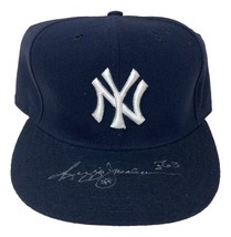 Reggie Jackson Signed New York Yankees new Era Baseball Hat 563 Inscribed PSA - £232.56 GBP