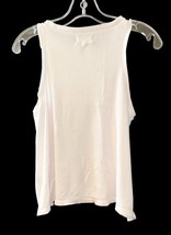 Madewell White Ribbed Tank Top Women’s Size Small Sleeveless image 3