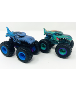 Lot of 2 Hot Wheels Monster Jam Trucks Mega Wrex Dinosaur - $25.97 CAD