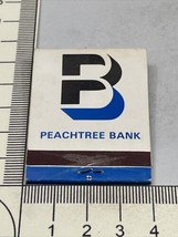 Vintage Matchbook Cover   Peachtree Bank  Atlanta, Georgia  gmg - £9.30 GBP