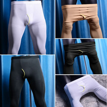 Men&#39;s Velvet 80D Pantyhose High Elastic Underwear Sports Pants Underpants Tights - £9.77 GBP
