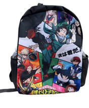 My Hero Academia Group Graphic 3D Backpack School Bag - £15.69 GBP