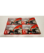 Lot of 4 Maxell UR 90 Minute Blank Audio Cassette Tapes Normal Bias - £11.66 GBP