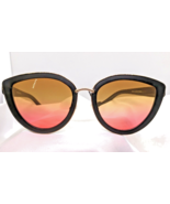 Foster Grant Red Gold Accents Mirrored Lens Sia Mir Nickel Silver Frame ... - £18.31 GBP