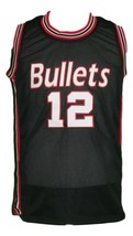 Custom Name Number Baltimore Washington Retro Basketball Jersey Black Any Size - £27.53 GBP+