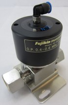 Fujikin 095129 Pneumatic Valve O.P. 0.4~0.6 MPa Type N.O. 316L - $39.29