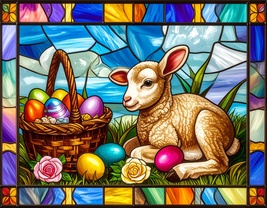 Easter Stained Glass 100 JPG Clip-art Digital Download Bundle VOL 5 - $2.99