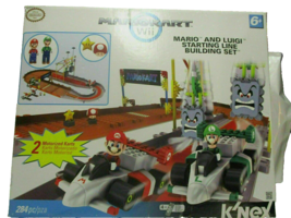 Vintage K&#39;nex Mario Kart WII  Mario and Luigi at The Starting Line Build... - $249.99