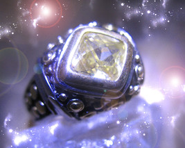HAUNTED RING GOLDEN THREDBOUND CAREER BUSINESS SUCCESS HIGHEST LIGHT MAGICK  image 2