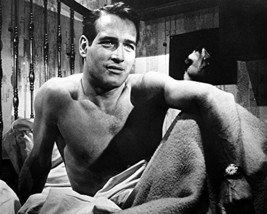 Paul Newman In A New Kind Of Love Barechested In Bed 16X20 Canvas Giclee - £52.34 GBP