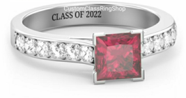 Custom Graduation Ring,Custom class ring, high shool ring, class year ring - £102.31 GBP