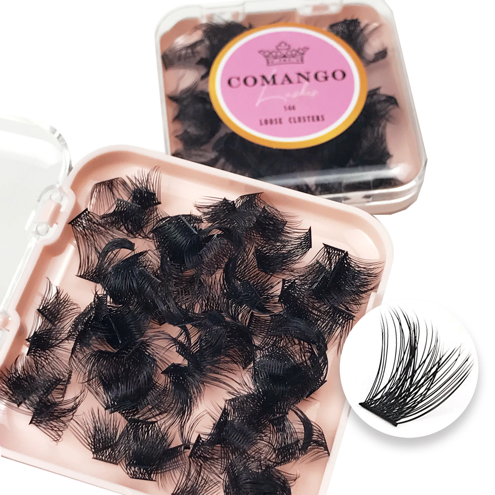 144PCS Cluster Eyelash Extensions C/D Curl 10/12/14/16/18mm Mega Volume Eyelash  - £18.69 GBP