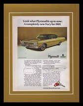 1969 Plymouth Fury ORIGINAL Vintage 11x14 Framed Advertisement  - £34.94 GBP