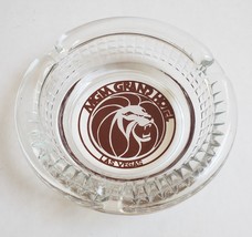 MGM Grand Hotel Lion Glass Ashtray, vintage - £8.57 GBP