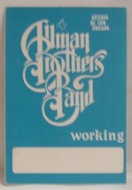 Allman Brothers - Gregg - Vintage Original Cloth Concert Tour Backstage Pass - £7.96 GBP