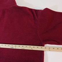 American Fleece Collection Men's Red 1/4 Zip Pullover Sweatshirt Long Sleeve XL image 9