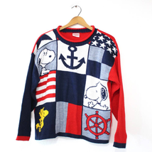Vintage Nautical Snoopy Sweater Large - £51.68 GBP