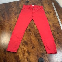 HUDSON JEANS women’s Skinny Red Jeans Size 29 Pants - £23.22 GBP