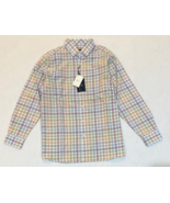New Hart Schaffner Marx Men Albini Finest Fabric Long Sleeve Plaid Shirt... - $65.33