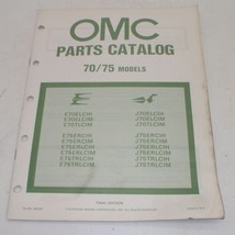 1981 OMC Outboard Parts Catalog 70 &amp; 75 HP - £11.95 GBP