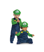 Disguise Super Mario Bros. Luigi Halloween Costume for Infant, Size 6-12M - $46.92 CAD