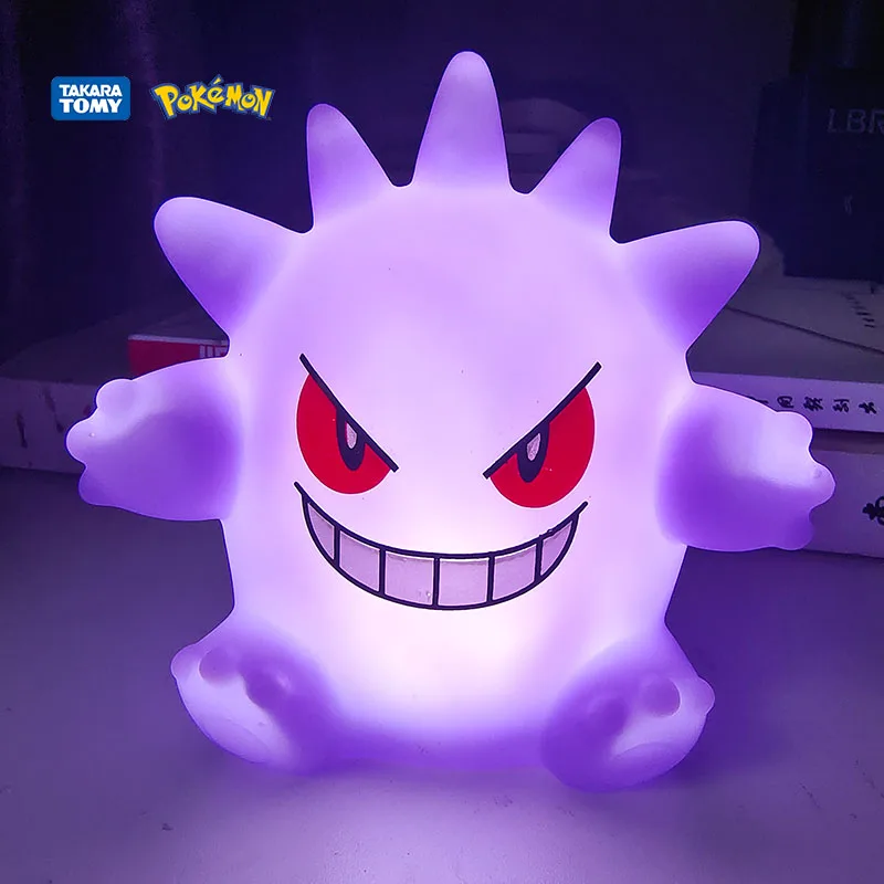 Pokemon Figures Night Light gengar Model Bedside Lamp Demon Doll Halloween Toy - £13.18 GBP