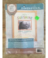 Cathy Heck Dimensions Hello Sunshine Baby Birth Embroidery Cross Stich K... - £11.77 GBP