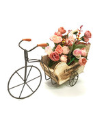 Flowerpot de Rose 3-Wheeled Bicycle w/ Flower Décor - Brown - £32.14 GBP