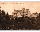 Soo-Nipi Park Lodge Lago Sunapee Nuovo Hampshire Fototipia DB Cartolina W13 - $4.04