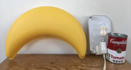 IKEA Smila Crescent Moon Mane Yellow Kids Room Wall Night Light - £23.59 GBP