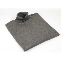 Men PRINCELY Turtle neck Sweater From Turkey Merino Wool 1011-80 Mid. Gray image 2