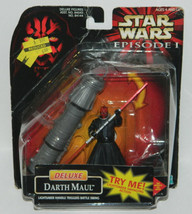 Star Wars: Episode I Darth Maul Deluxe Figure 1998 HASBRO #84144 SEALED MIB - $4.90