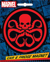 Marvel Comics Captain America Hydra Logo Photo Image Car Magnet, NEW UNUSED - £3.86 GBP