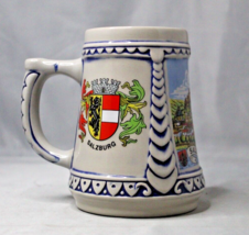 Gerz Germany Salzburg Beer Stein Stoneware 5.5&quot; Tall - £17.45 GBP