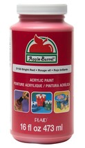 Apple Barrel Acrylic Craft Paint, Bright Red, 16 Fl. Oz. - £7.97 GBP