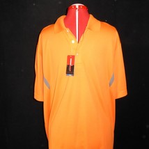 XL NEW w Tags GRAND SLAM Performance Orange Short Sleeve Polo Shirt Grandslam - £15.60 GBP