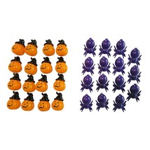 Pumpkin &amp; Spider Halloween Light Replacement Covers Plastic Jack O Lante... - $7.42