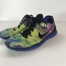 Nike Free 5.0 TR Fit 5 Tie Dye Blue Purple Yellow Training shoes Womens ... - £13.45 GBP