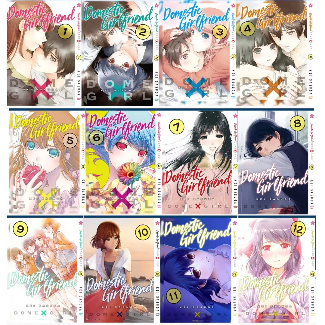 Domestic Girlfriend Manga Comic English Full Set Volume 1-12 by Kei Sasu... - $149.90