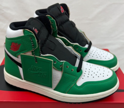 Nike Air Jordan 1 Retro High OG Lucky Green Shoes DB4612-300 Women&#39;s Size 5.5 - £172.26 GBP